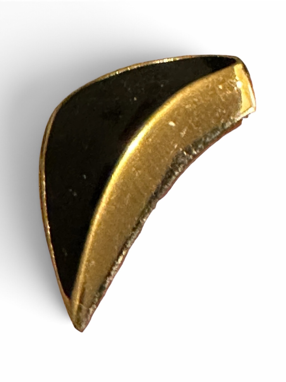 Vintage Monet Navy Blue Enamel Gold Tone Post Earrings